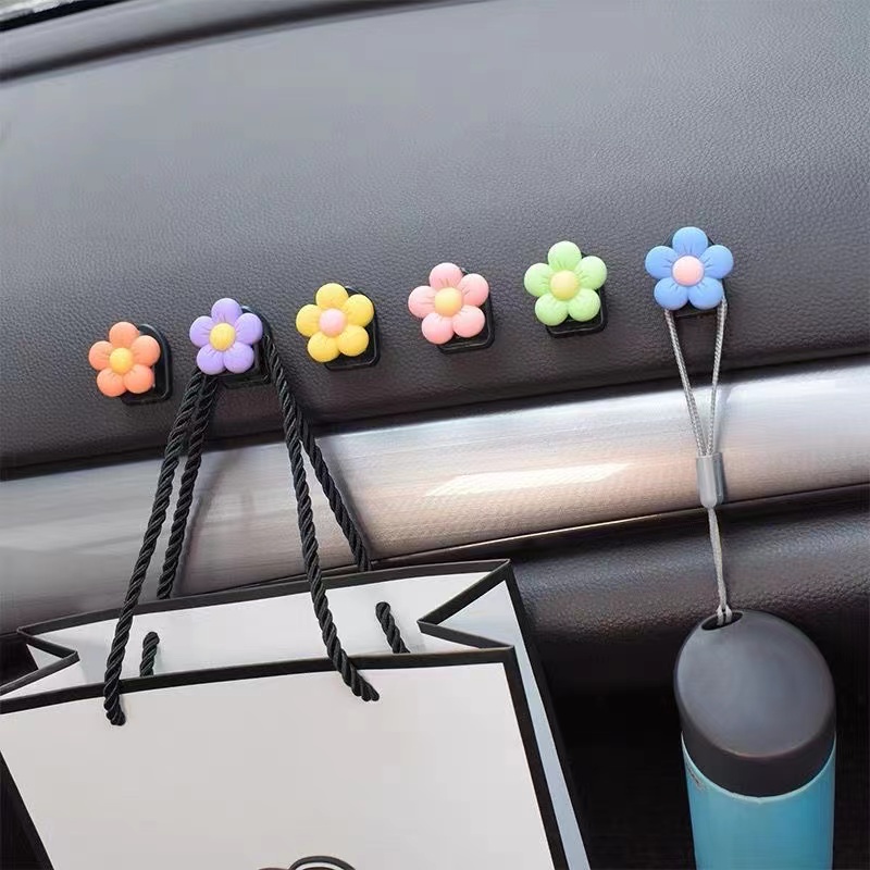 Creative cute cartoon design storage hanger hooks for car interior xAxz