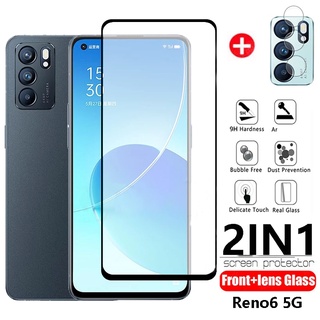 Set kính cường lực màn hình và camera sau điện thoại 2 trong 1 cho OPPO RENO 6 RENO 6Z 5G (có bán lẻ)