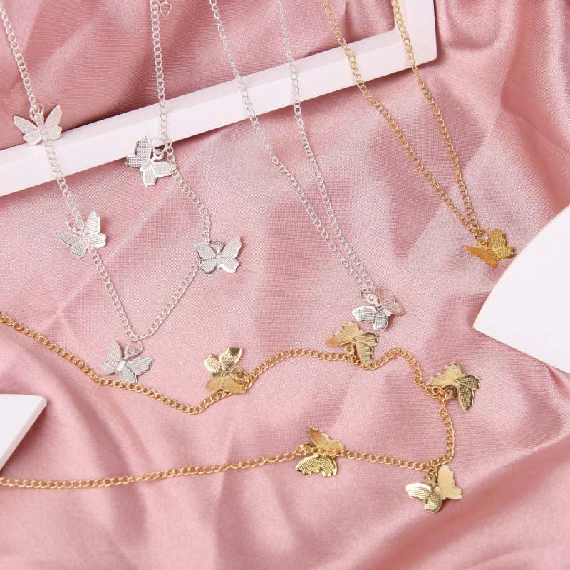 1 Vòng Cổ Choker Hình Bướm Thời Trang Cho Nữ