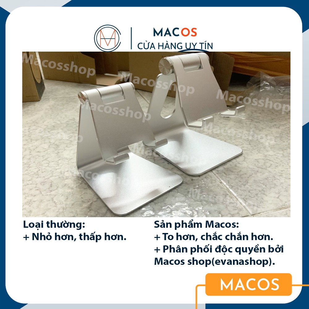 Giá đỡ hợp kim nhôm cao cấp để Ipad, Iphone, kẹp điện thoại, máy tính bảng - Loại chắc chắn (AG01)