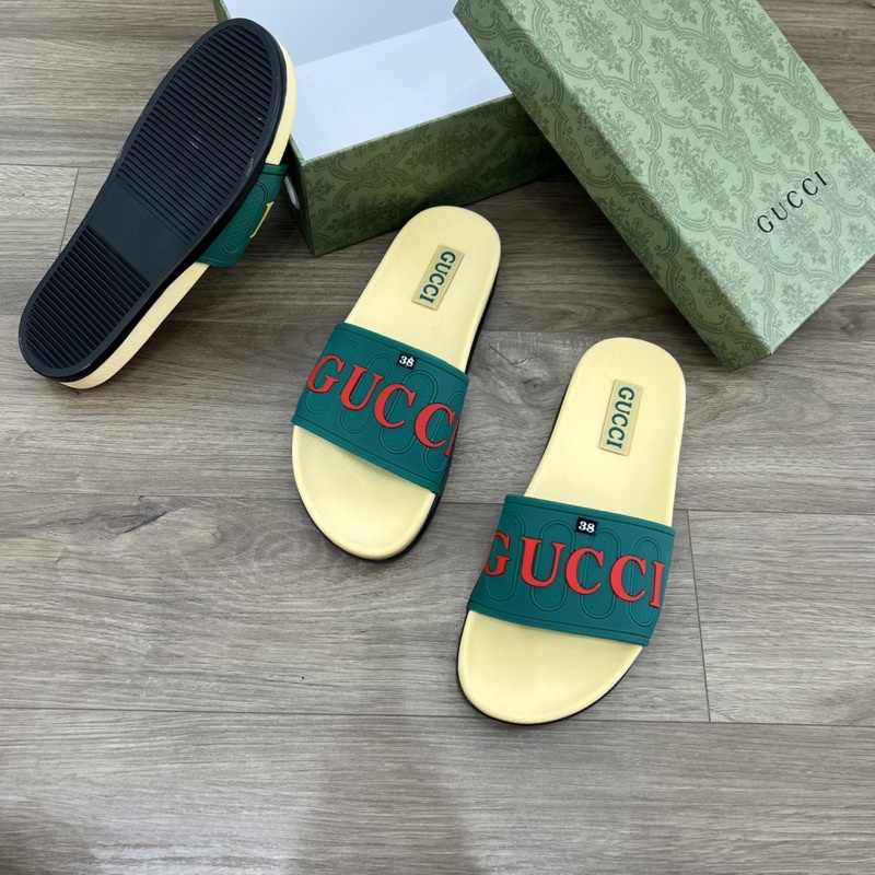 Dép Lê Cao Su GG Nam Quai Đúc Nổi Chữ Cực Nét