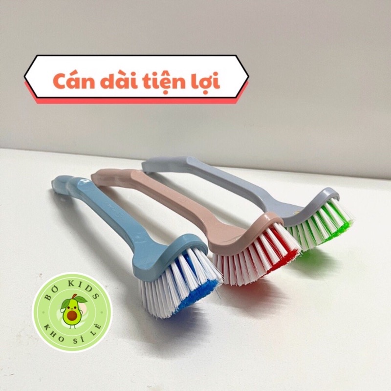 Chổi cọ nhà vệ sinh Việt Nhật , Cây cọ toilet bồn cầu đa năng BOKISD STORE HBQ