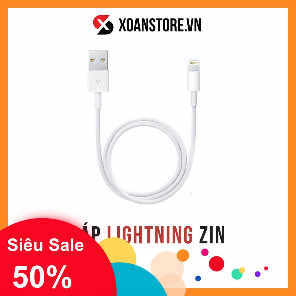 [KHÔNG ZIN ĐỀN 1 TRIỆU] Dây cable sạc Lightning cho iPhone 5s | 6 Plus | 6s Plus | 7 Plus | 8 Plus | X | Xs Max | 11