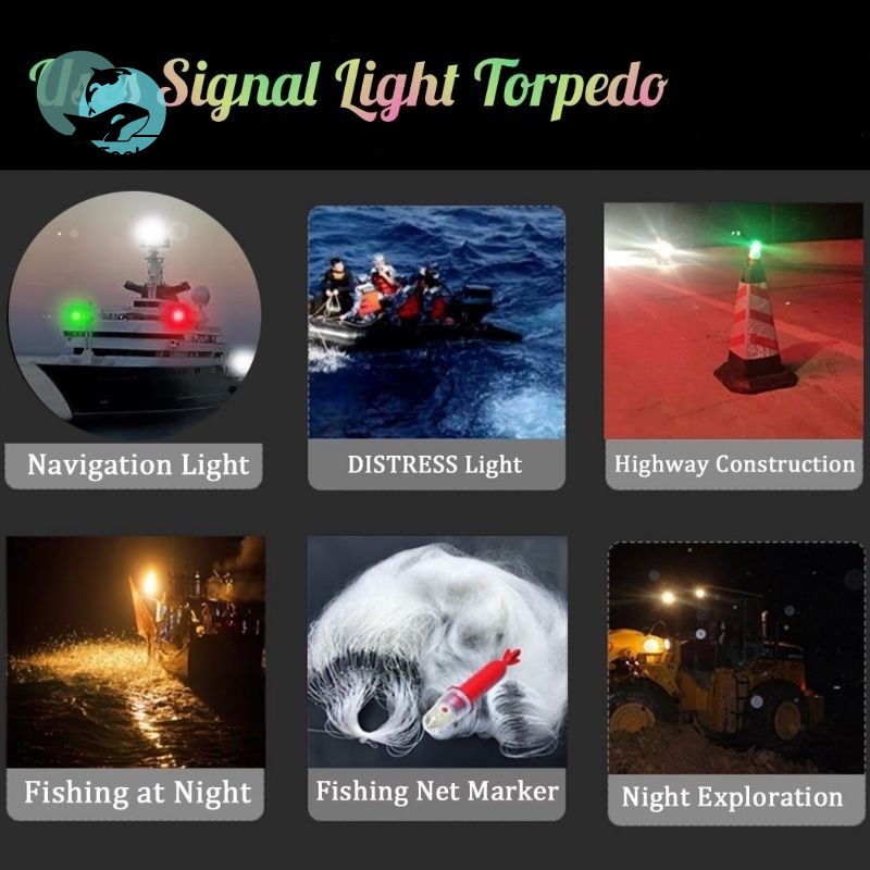Đèn LED Nhấp Nháy Báo Tín Hiệu Câu Cá Chống Nước