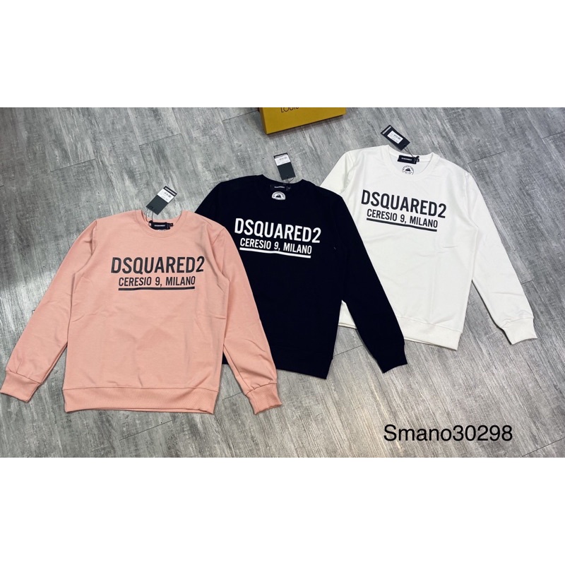 Áo nỉ thúdoong nam, nữ in chữ DSQUARED2,3 màu kèm video ảnh thật | BigBuy360 - bigbuy360.vn