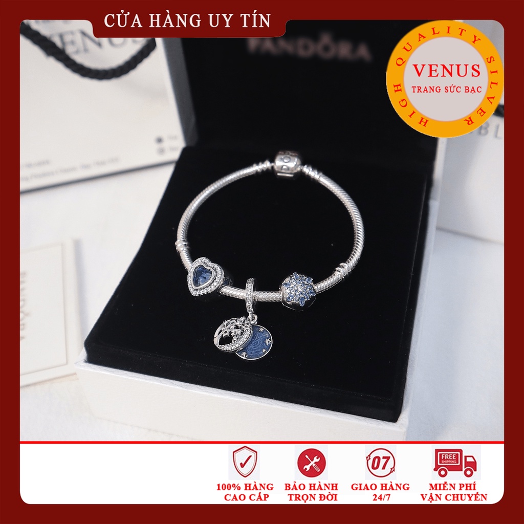 Vòng tay bạc 925 mệnh Thủy- VENUS010