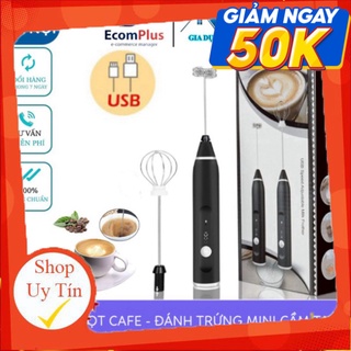 Máy đánh trứng, que tạo bọt cafe mini cầm tay không giây chính hãng sokany 3 cấp độ, hỗ trợ sạc pin, bảo hành 12 tháng