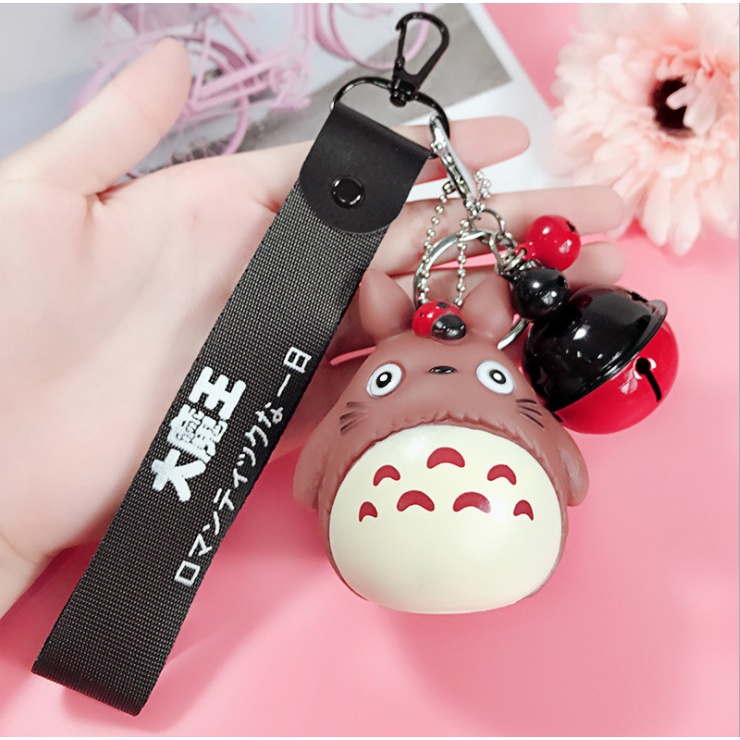 Móc khóa nhân vật hoạt hình Totoro người hàng xóm của tôi treo balo xe máy móc khóa quà tặng lưu niệm đáng yêu