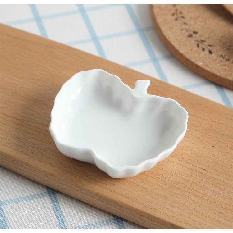 Bát ăn dặm sứ trắng nhiều hình 10cm