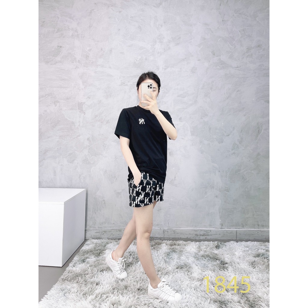 (HÀNG XUẤT XỊN) Áo đen 1845 OUTLINE OVERFIT M//L//B N//Y TEE Made in V//N full-tag-code  Size XS S M L