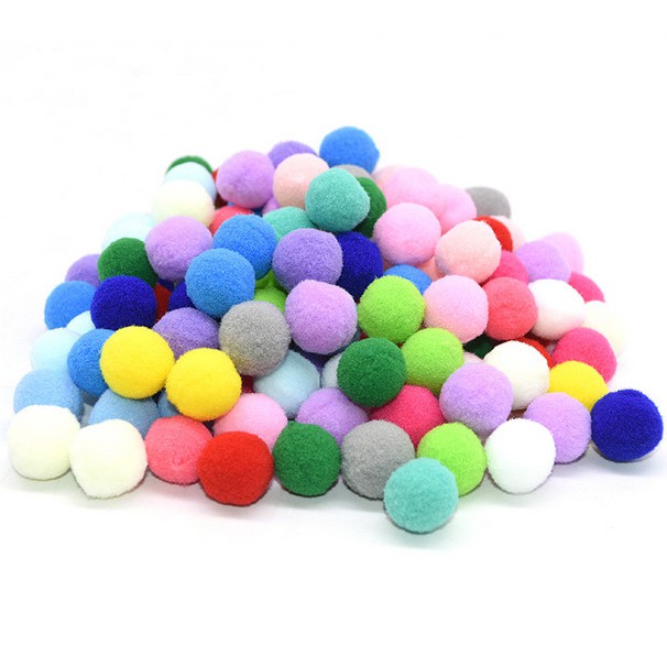 Quả Bông Mềm Nhiều Màu Sắc 8Mm-30mm 20g Dùng Để Làm Búp Bê Thủ Công