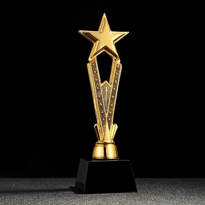 Cúp Vinh Danh Composite Sao Thân V Mạ Vàng