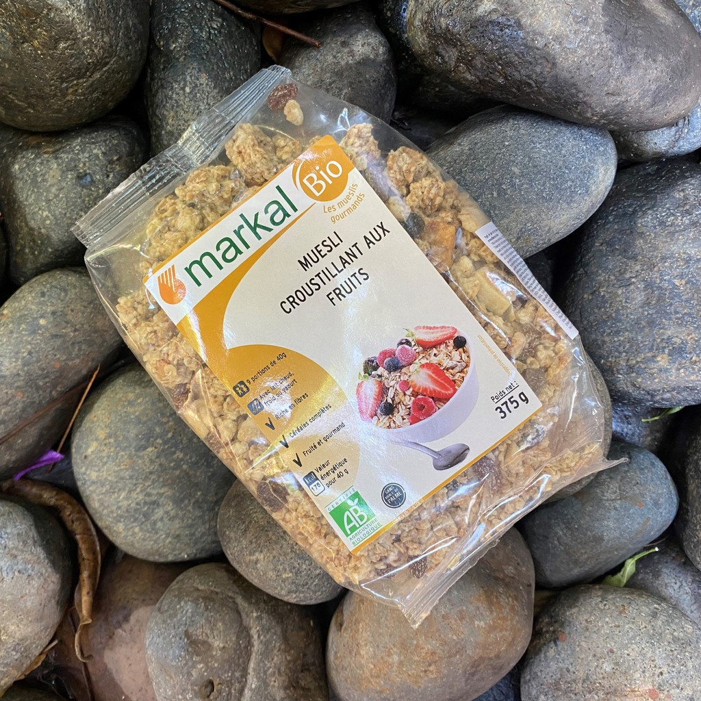 Date 03/09/2022 - Ngũ Cốc Giòn Trái Cây Hữu Cơ Muesli Crunchy Markal 375g