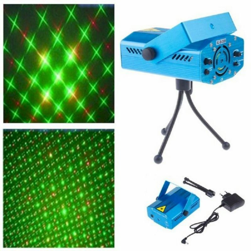 ĐÈN LASER MINI SÂN KHẤU - CHIẾU TIA CỰC ĐẸP