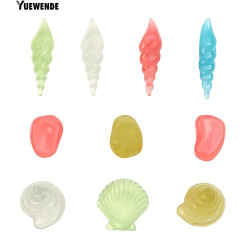 Set 10 viên đá phát sáng đẹp mắt và dễ thương cho trang trí bể cá