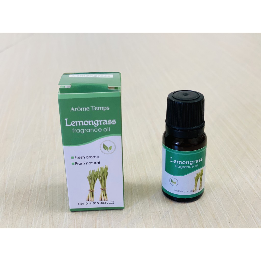 TINH DẦU THIÊN NHIÊN LỌ 10ML CHANH SẢ, LAVENDER & HOA HỒNG, dùng cho máy xông khuếch tán làm thơm phòng, aroma oil