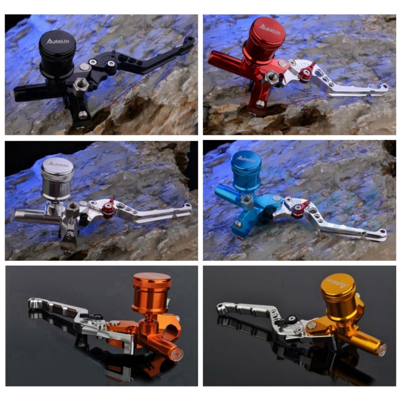 1 cái đòn bẩy cnc xử lý ly hợp thủy lực bơm phanh xi lanh chính xe máy đua xe phổ thông thích hợp cho hầu hết các loại xe máy