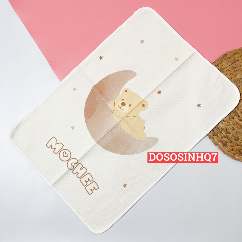 Tấm lót chống thấm cotton cho bé Mochee