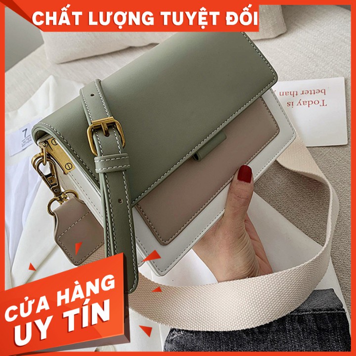[Siêu Rẻ] Túi Xách Nữ Đeo Chéo Bản To Phong Cách Thời Trang Hàn Quốc