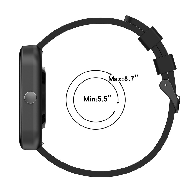 Dây Đeo Silicone Chống Mồ Hôi Cho Đồng Hồ Thông Minh AmazfitBip 3 GTS 2e