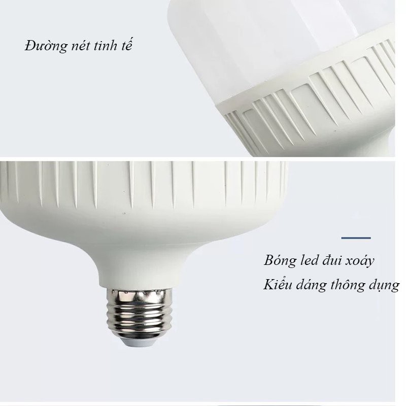 Bóng Đèn Led Búp Trụ DICH 5w_10w_15w_20w_30w_40w_ Siêu sáng - Siêu tiết kiệm_BẢO HÀNH 2 NĂM