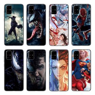 Cartoon Hero Back Cover Samsung Galaxy Note 20 Ultra 5G/M51/M01/A01 Core/XCover Pro Soft TPU Case