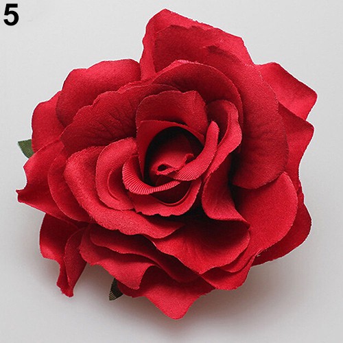 Kẹp tóc hình hoa hồng cỡ lớn