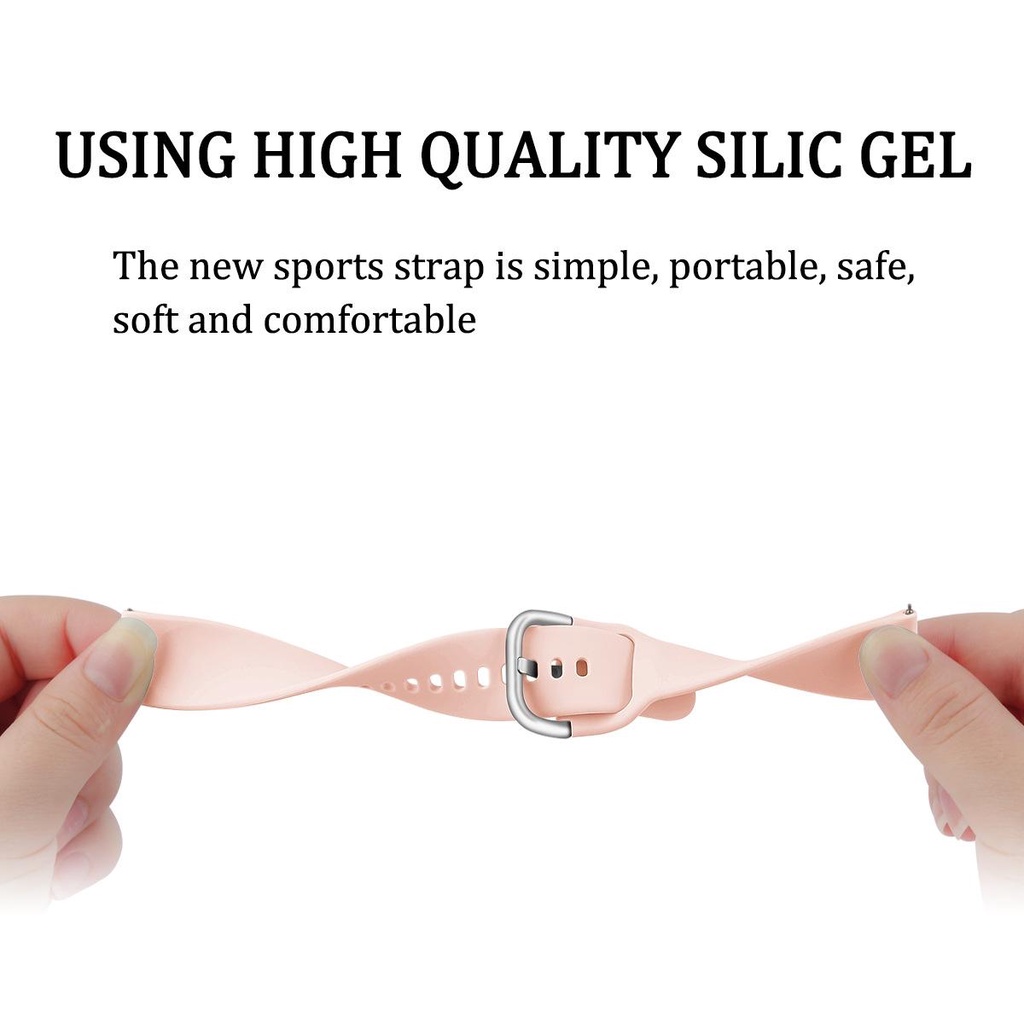 Dây Đeo Thay Thế Chất Liệu Silicon Màu Trơn Cho Samsung Galaxy S2