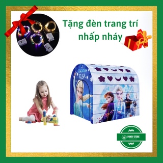 Nhà Bìa Giấy Carton Lắp Ghép An Toàn Hình Công Chúa Elsa