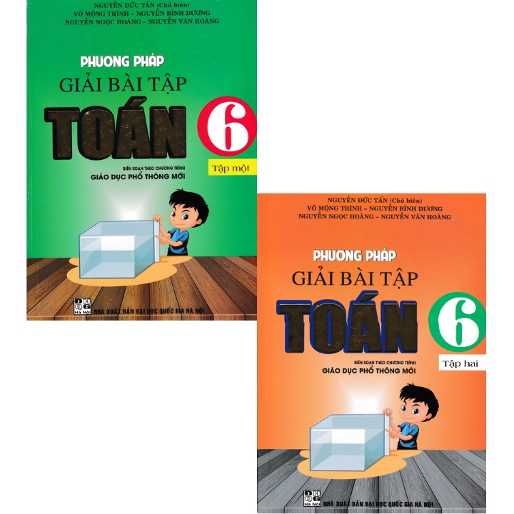 Sách - Combo Phương Pháp Giải Bài Tập Toán 6 - Tập 1+2 (Theo Chương Trình Giáo Dục Phổ Thông Mới)