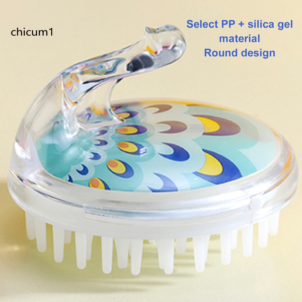 [Hàng mới về] Bàn chải mát xa da đầu thiết kế nhỏ gọn tiện dụng