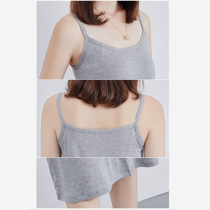 VÁY LÓT VÁY THUN HAI DÂY ĐẦM LÓT Đầm Cotton Không Tay Dáng Rộng