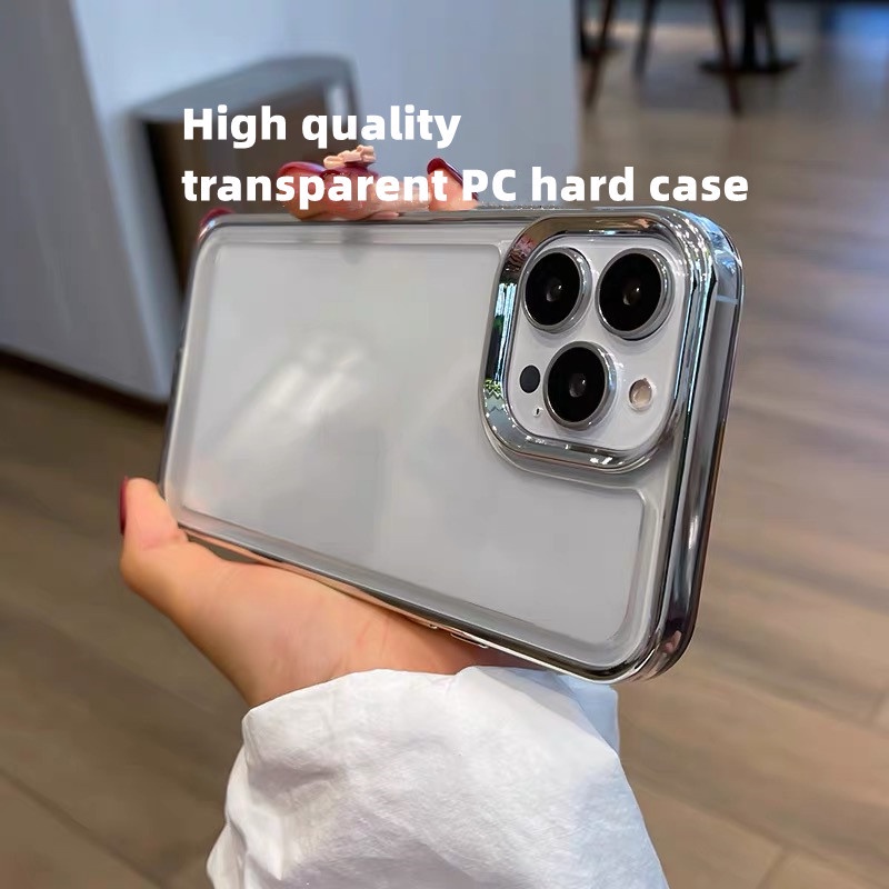 Ốp Điện Thoại Cứng Trong Suốt Chống Sốc Sang Trọng Cho iPhone 11 13 12 pro max X / XS XR XS max