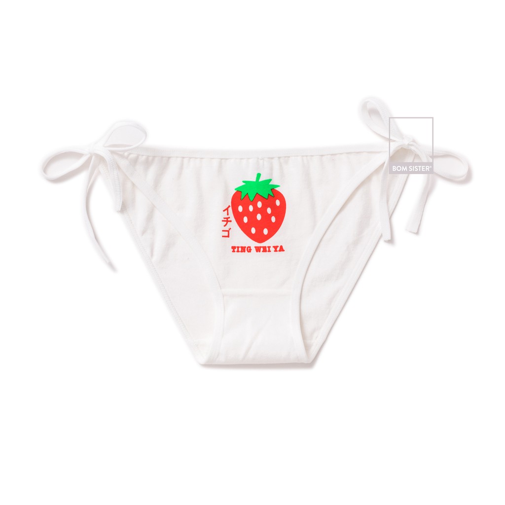 [Mã FAMALLT5 giảm 15% đơn 150k] Quần lót cotton pha cột dây 2 bên hoạ tiết dễ thương BOM SISTER Q2818 | BigBuy360 - bigbuy360.vn