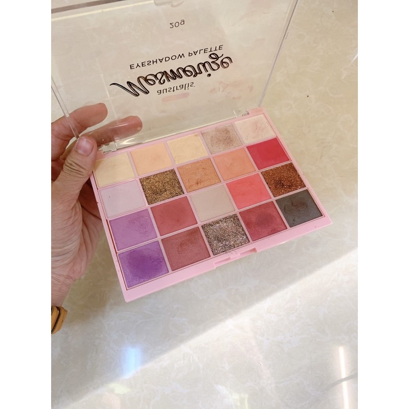 Bảng phấn mắt 20 màu nhũ lì FREESHIP Phấn Mắt Nhũ Lì Mesmerize Eyeshadow Palette- Australis