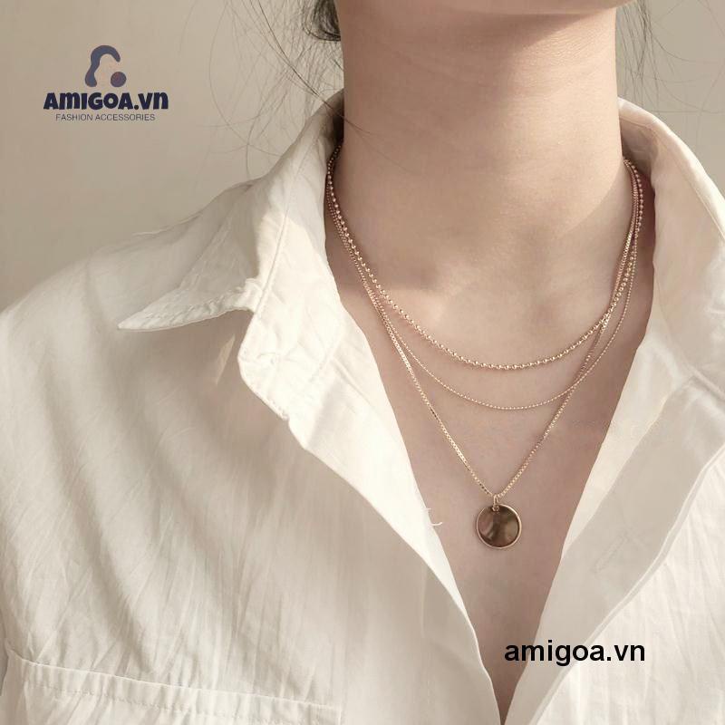 ✨✨Vòng cổ Nhiều Lớp Thiết Kế Đơn Giản Xinh Xắn