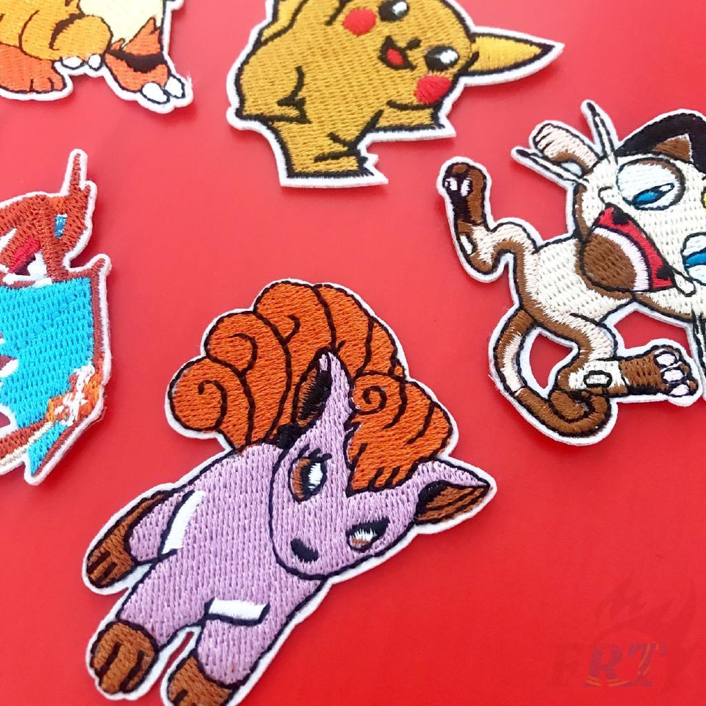 ☸ Anime：Pokemon Go Patch ☸ 1Pc Pokemon Diy Sew On Iron On Patch