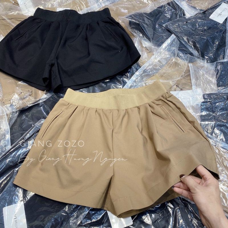 Quần sooc thô cạp chun hàng QC | BigBuy360 - bigbuy360.vn