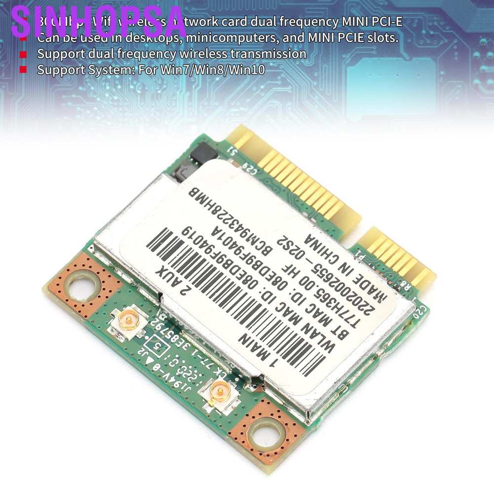 Thẻ Wifi Không Dây 2.4g / 5g Bt4.0 Cho Pc Win7 / Win8 / Win10 | BigBuy360 - bigbuy360.vn