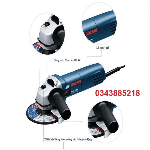 Máy mài bosch công suất lớn lõi đồng bảo hành 6 tháng