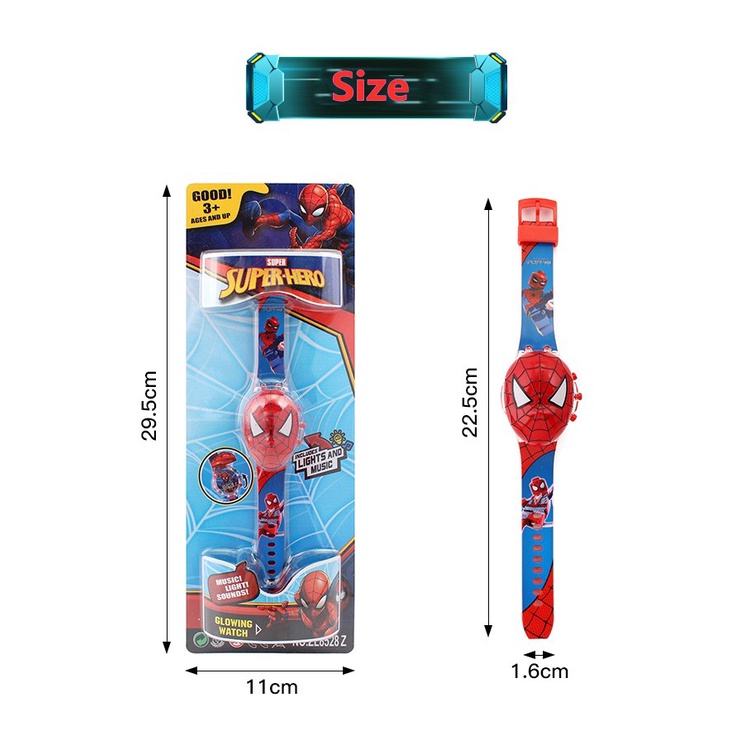 Đồng hồ đeo tay hình nhân vật hoạt hình thời trang cho bé nhiều kiểu tùy chọn