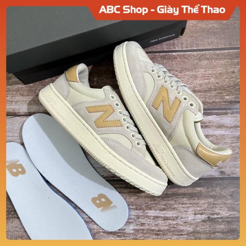 [FreeShip+ Hàng Xịn] Giày thể thao nữ NB 300 đế dày full bill box, Giày Sneaker  Nb Crt 2.0  Chữ vàng đồng