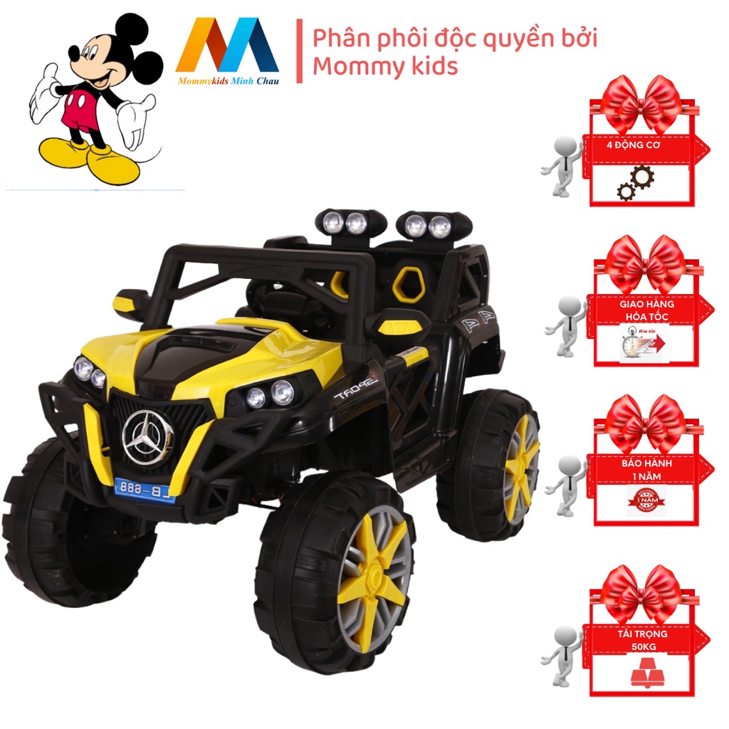 Xe Ô Tô Điện Địa Hình MOMMYKIDS MINH CHÂU MODEL 830 Dành Cho Trẻ Em Từ 1 Tuổi