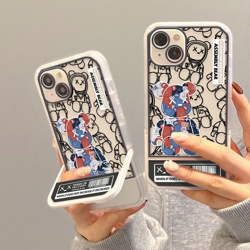 Ốp Điện Thoại TPU Họa Tiết Hoạt Hình Chú Gấu Độc Đáo Cho IPhone 11 13 12 Pro Max XR XS 8 7 Plus 6 6S 7 SE 2020