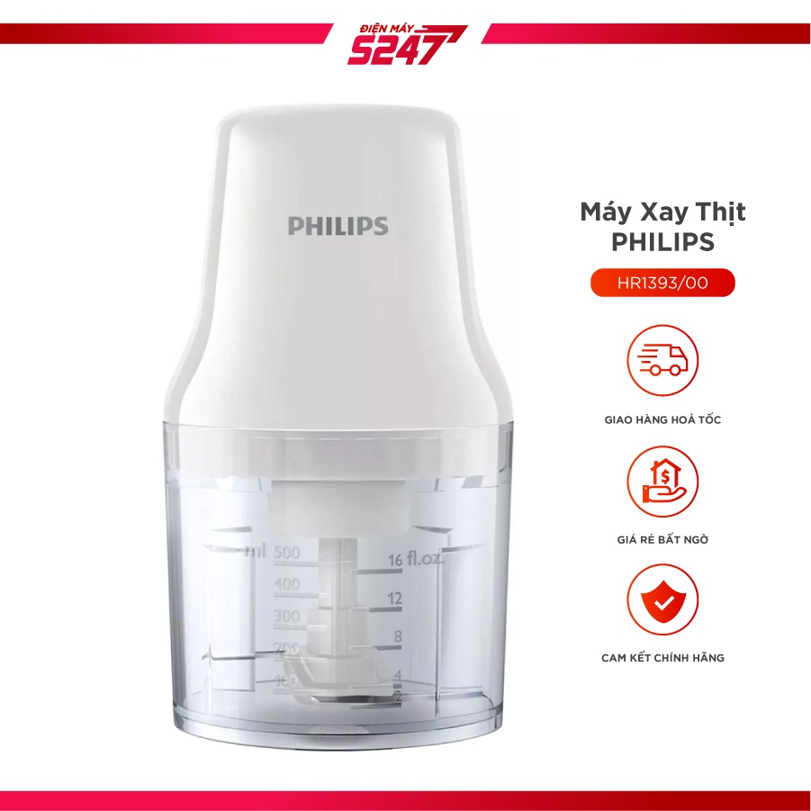 Máy Xay Thịt Philips HR1393/00 - Bảo Hành Chính Hãng