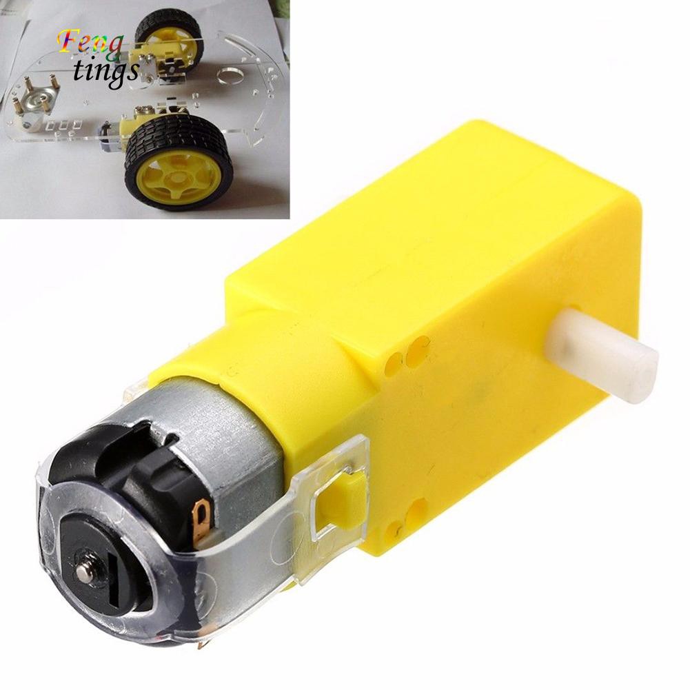 ✌ FT ✌ DC 3-6V Plastic Mini Electric Reduction DC Gear Motor for Intelligent Robots Toy