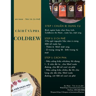 Combo 5 vị Cà phê ủ lạnh - cold brew túi lọc