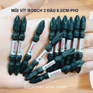 [RẺ VÔ ĐỊCH] Mũi Vít Bosch Cao Cấp  6.5cm 2 đầu PH2 Siêu Bền