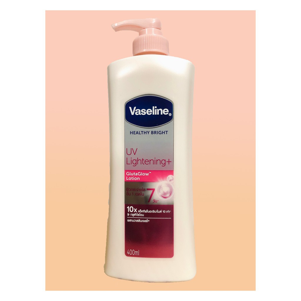 Sữa Dưỡng Thể Trắng Hồng Vaseline UV Lightening 10X Thái Lan 400ml-570ML (Vasalin Vaselin)