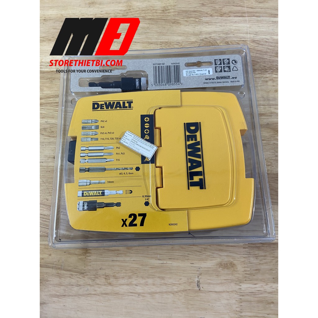 DT71507-QZ Bộ mũi đa năng chính hãng Dewalt